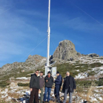 Postavljanje savremene meteorološke stanice kupljene u okviru NatRisk projekta na Staroj Planini 